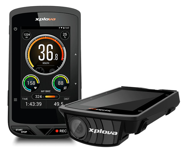 Xplova's New X5 Evo Cycling Computer with Action Camera