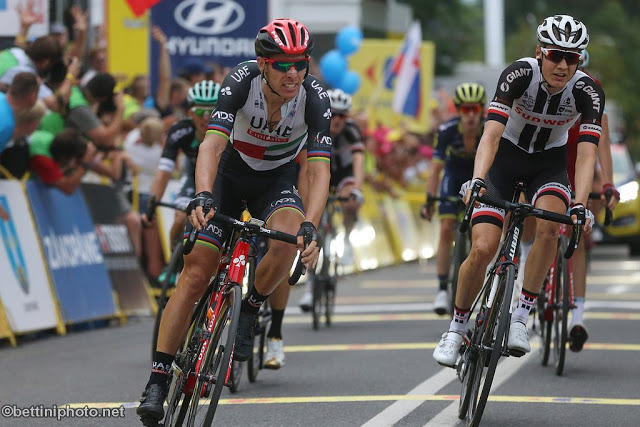 UAE Team Emirates line-up for the Vuelta a España 2017