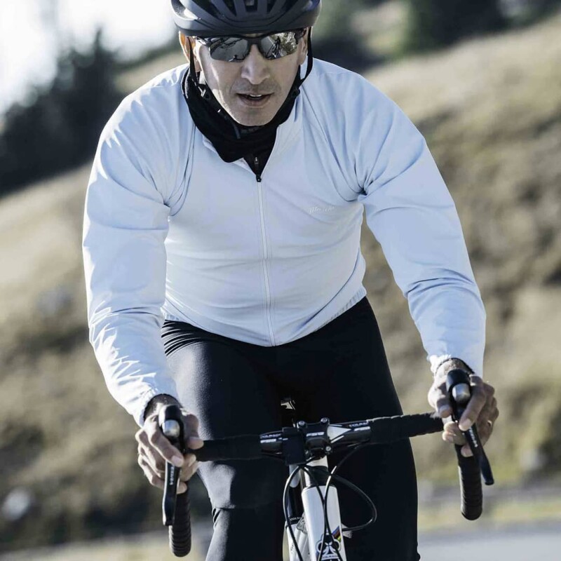 The Sky Colorway of De Marchi Bormio Windproof Jacket