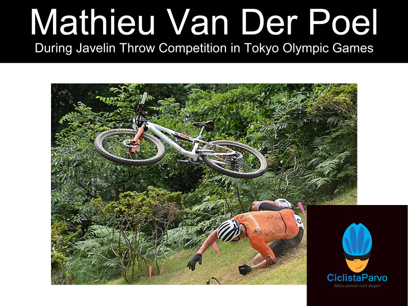 Mathieu Van Der Poel During Javelin Throw