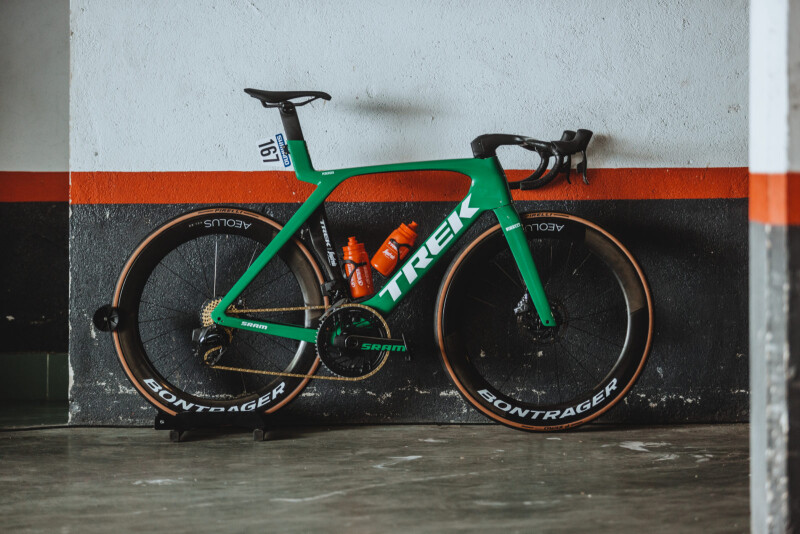 Bike Check: Mads Pedersen’s Green Madone