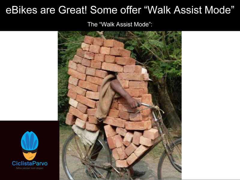 eBikes are Great! Some offer “Walk Assist Mode”