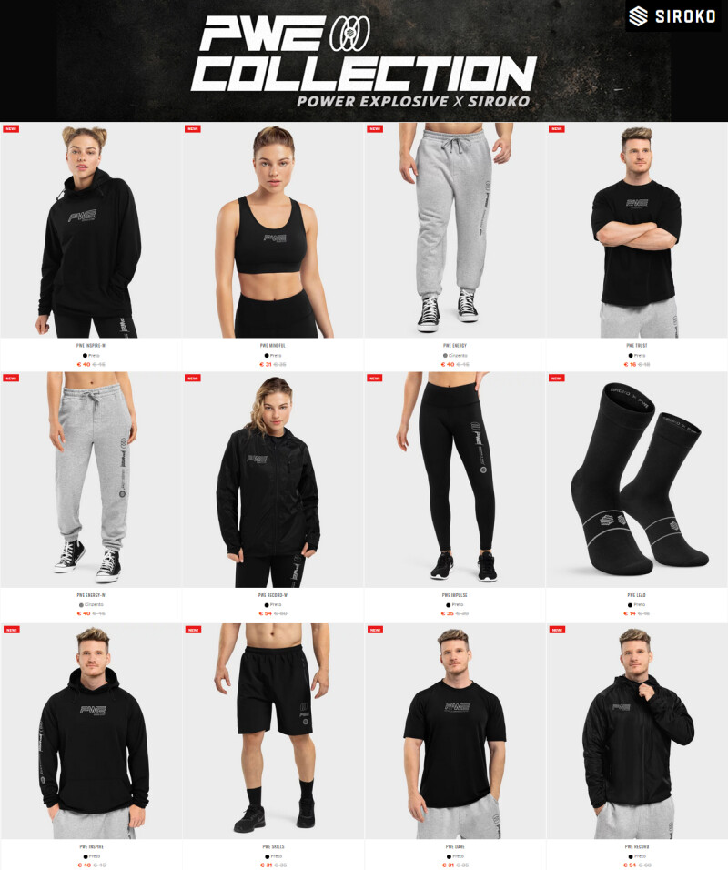 New Siroko x Power Explosive Activewear Collection