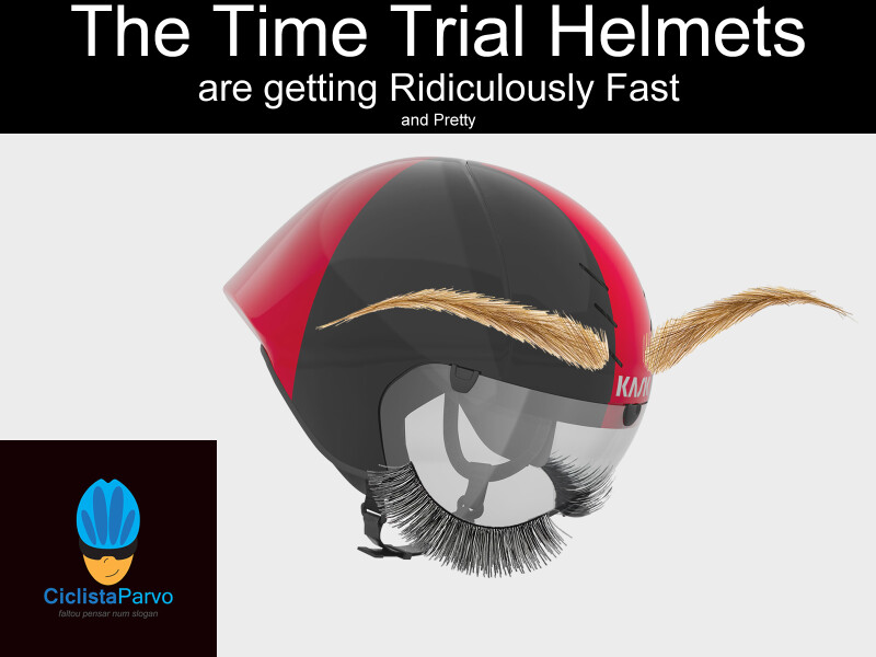 The Time Trial Helmets are getting Ridiculously Fast and Pretty