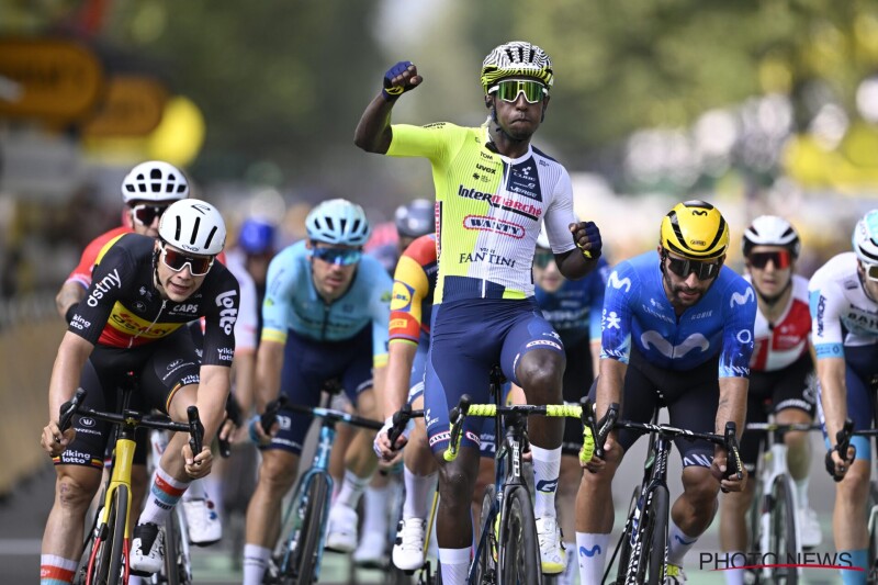 Biniam Girmay writes Tour de France history
