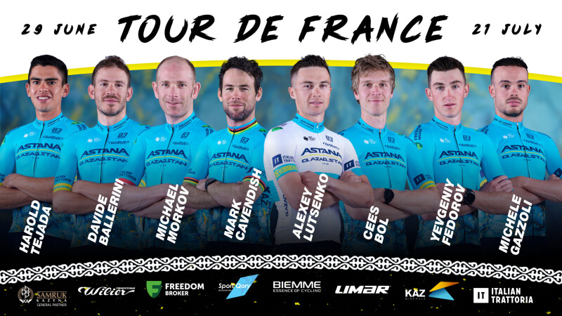Tour de France 2024. Rider roster