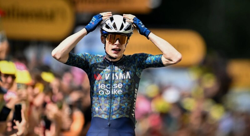 Vingegaard takes emotional victory in 11th Tour de France stage