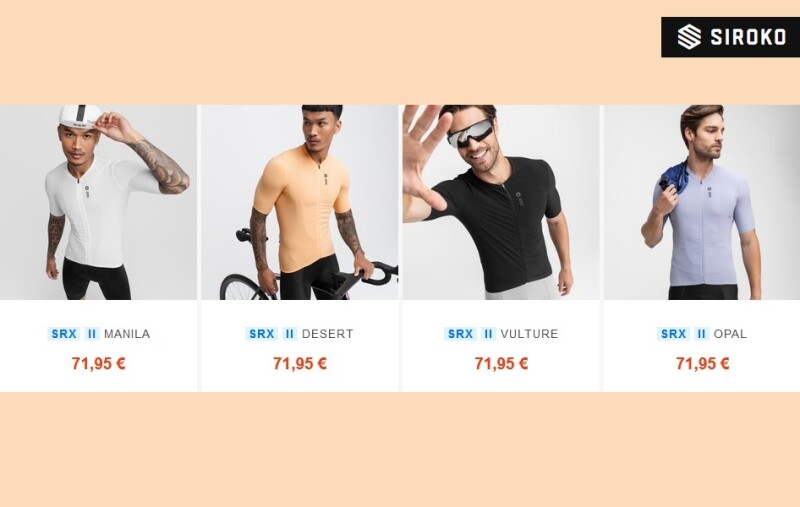 Siroko SRX II - Meet the New Ultralight Cycling Jerseys