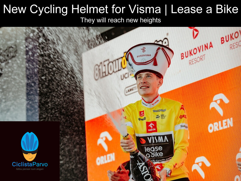 New Cycling Helmet for Team Visma | Lease a Bike They will reach new Heights