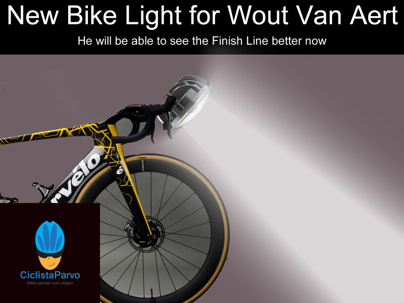 New Bike Light for Wout Van Aert