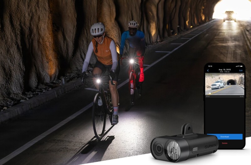 Garmin Introduces Varia Vue, Its First Cycling Headlight With a Built-In 4K Camera