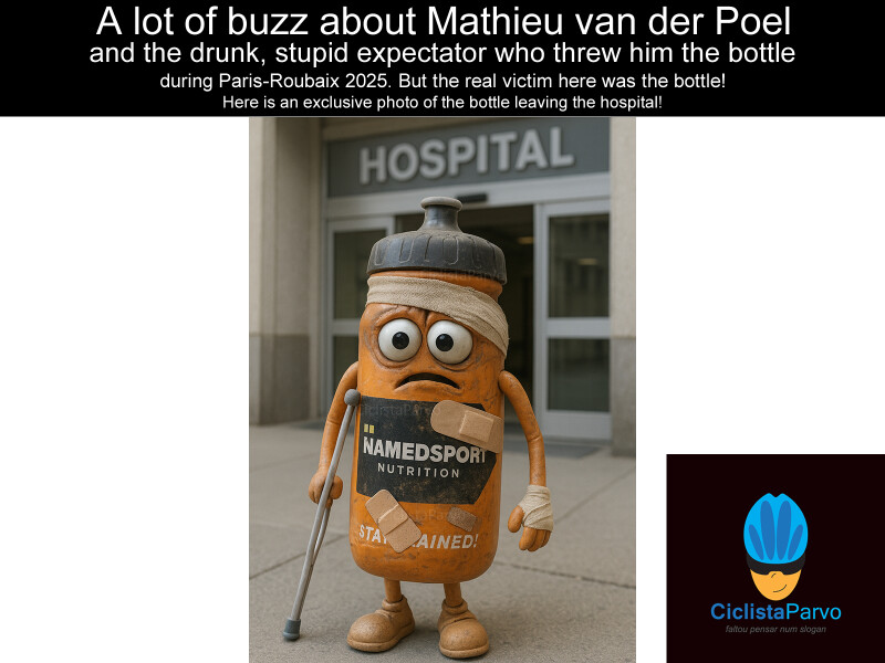 A lot of buzz about Mathieu van der Poel and the drunk, stupid expectator who threw him the bottle