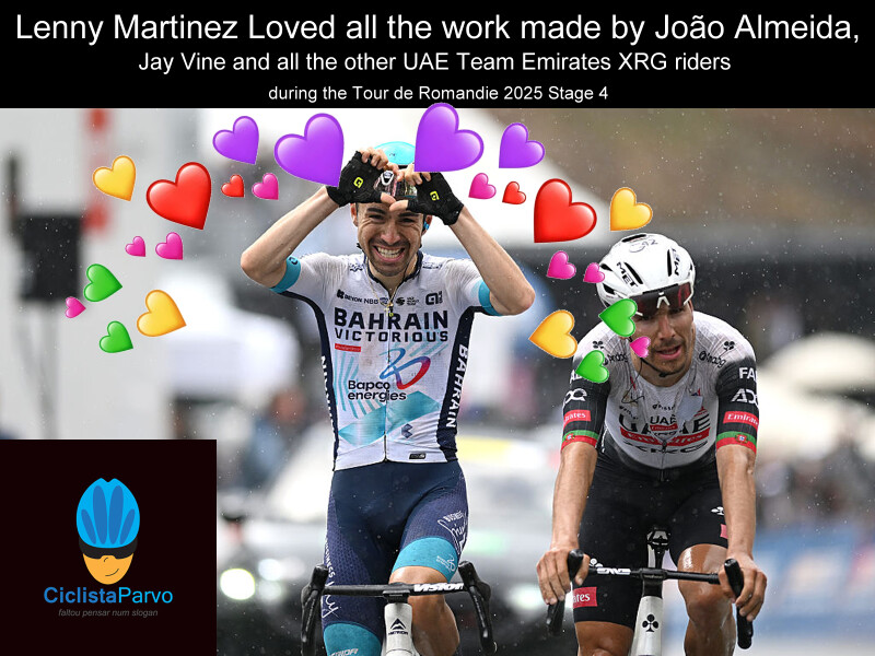 Lenny Martinez Loved all the work made by João Almeida