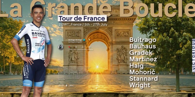 Bahrain Victorious Head to the 2025 Tour de France With High Hopes