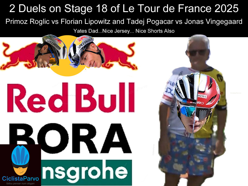 2 Duels on Stage 18 Of Le Tour de France 2025